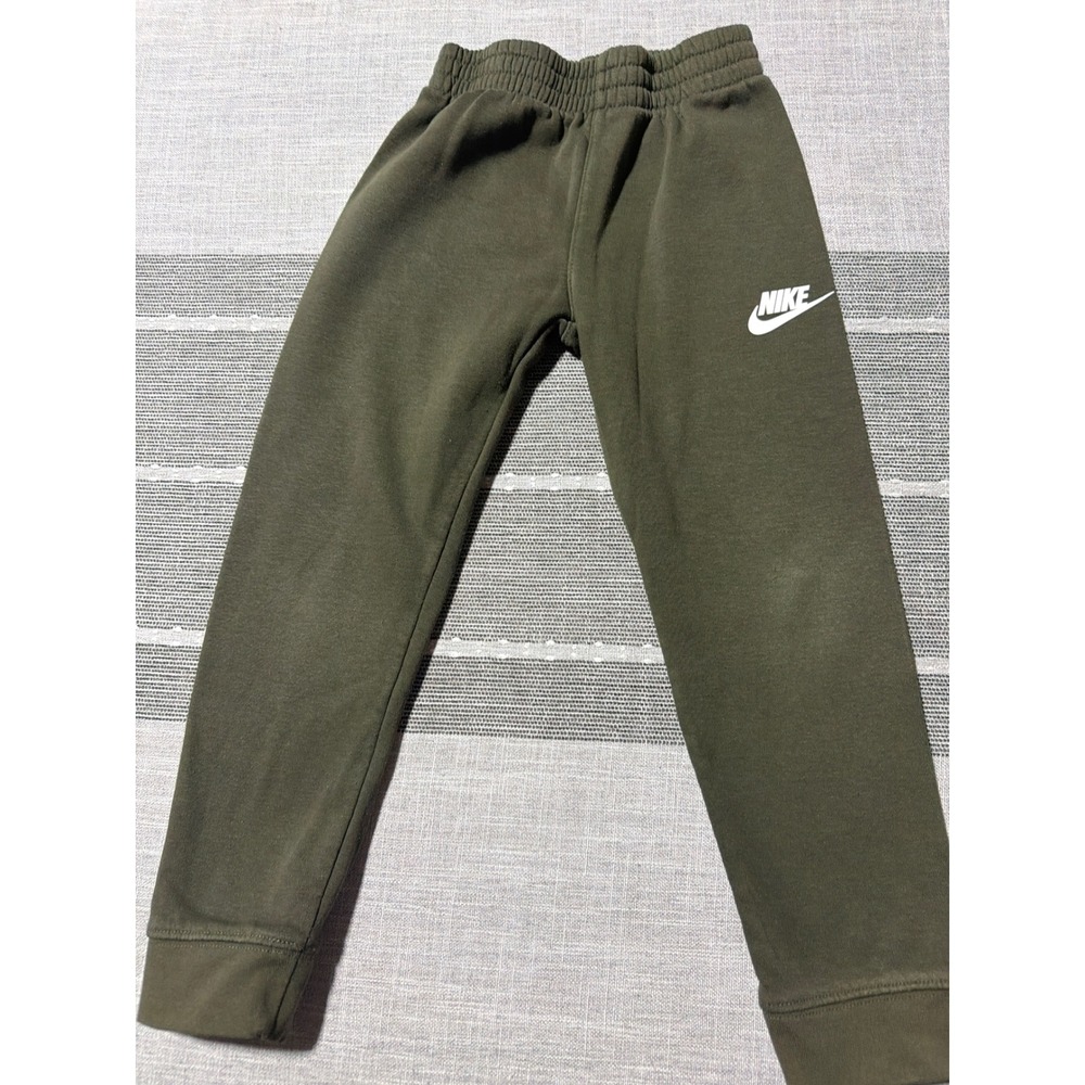 Nike Boys Sportswear Club Fleece Joggers Olive Green Size 6 Pants‎